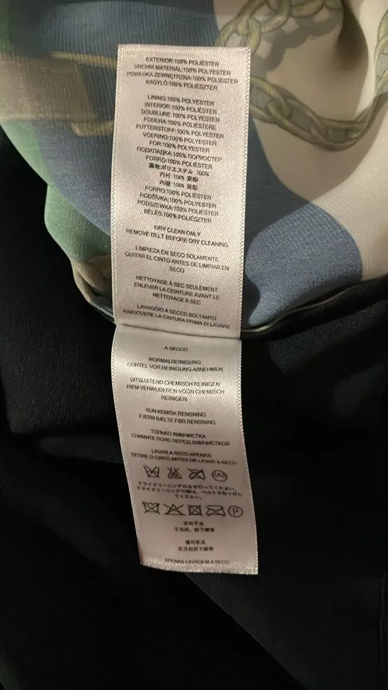 Vestido Michael Kors Reto Estampa Correntes - M