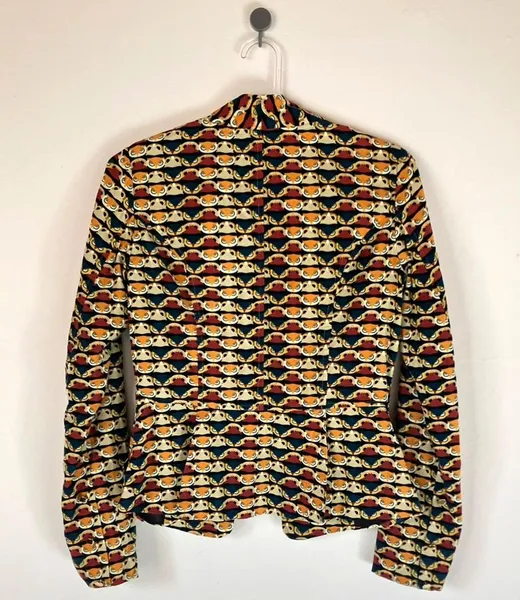 Blazer Veludinho Estampa Corujinhas - tam. 38