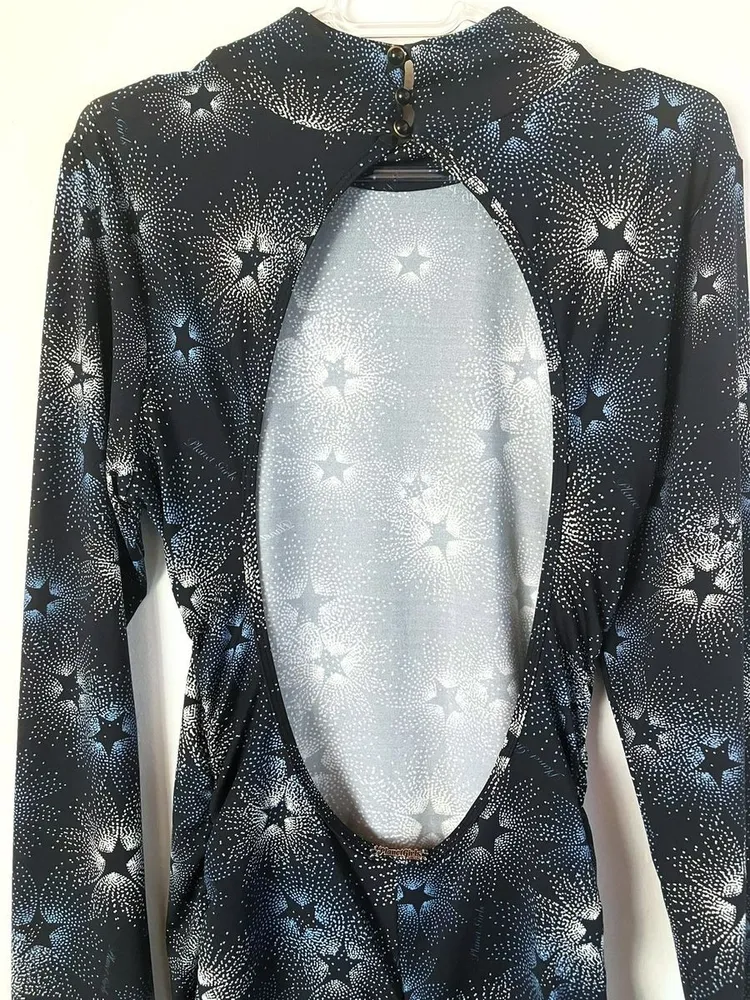 Vestido Midi Planet Girls Estrelas Costas Nuas - M