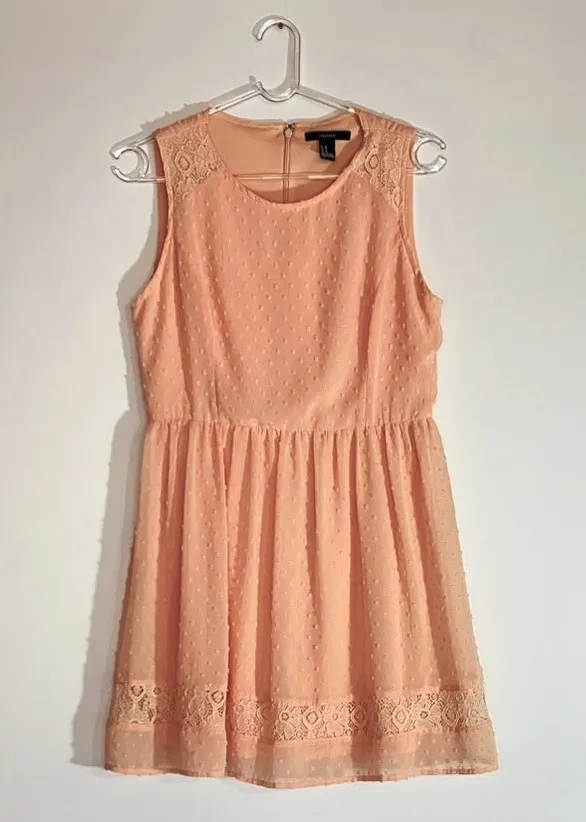 Vestido Forever 21 Pêssego - tam. M
