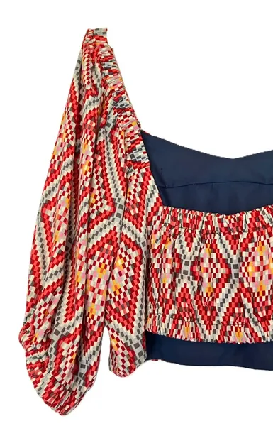 Conjunto Blue Steel Cropped e Saia Midi - GG