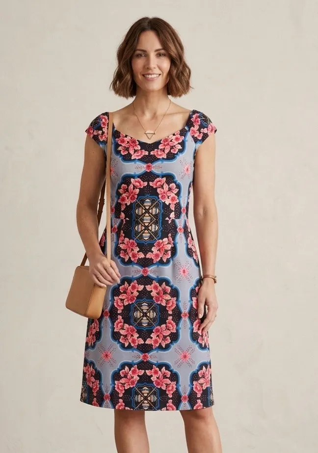 Vestido Midi Antix Floral - P