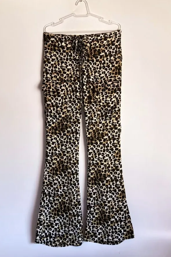 Calça Flare Onça - P