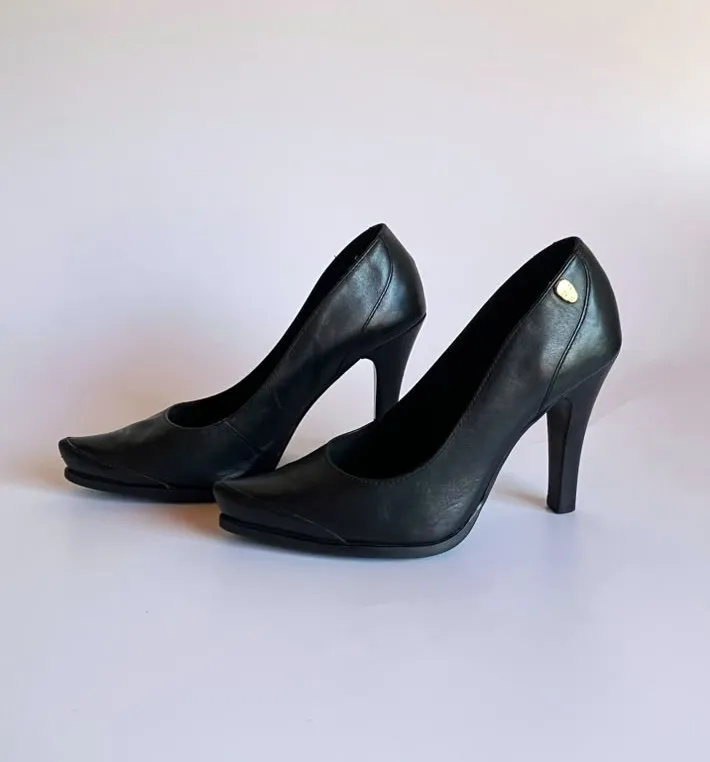 Scarpin Alexandre Herchcovitch Couro Preto - 36