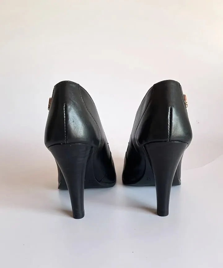 Scarpin Alexandre Herchcovitch Couro Preto - 36