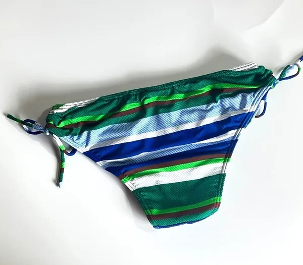 Biquíni Cortininha Aqua Brasil Listrado - M/G