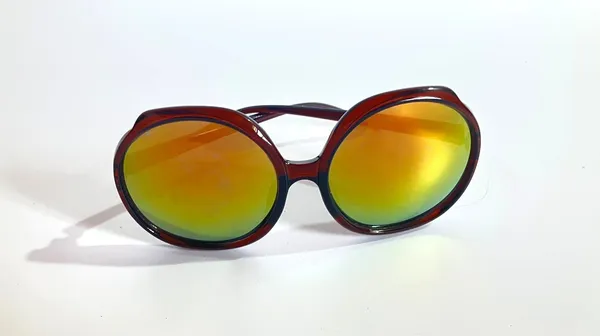 Óculos de Sol Oversized Retrô Espelhado
