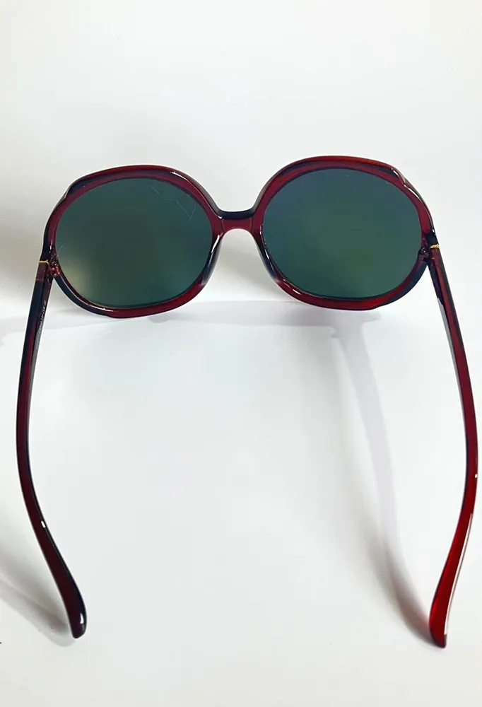 Óculos de Sol Oversized Retrô Espelhado