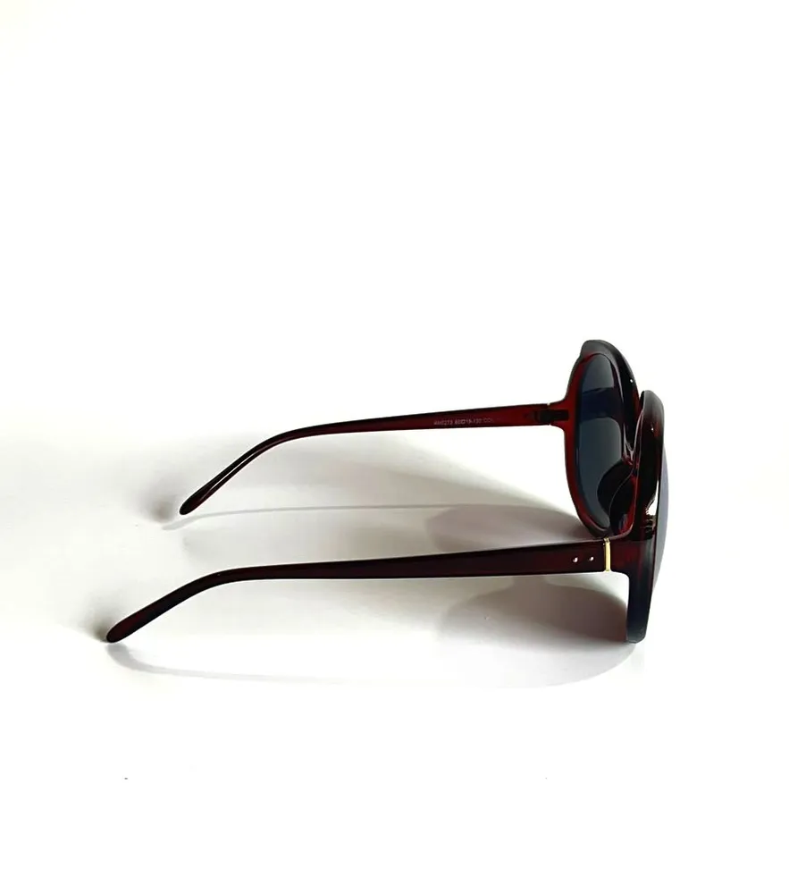 Óculos de Sol Oversized Retrô Espelhado