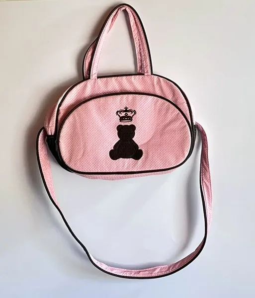 Bolsa Maternidade Rosa/Marrom Urso - Estado de Nova