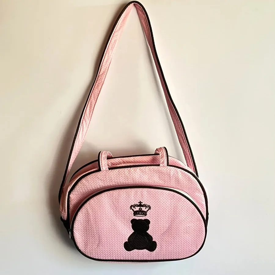 Bolsa Maternidade Rosa/Marrom Urso - Estado de Nova