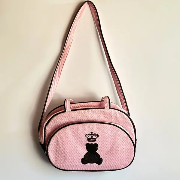 Bolsa Maternidade Rosa/Marrom Urso - Estado de Nova