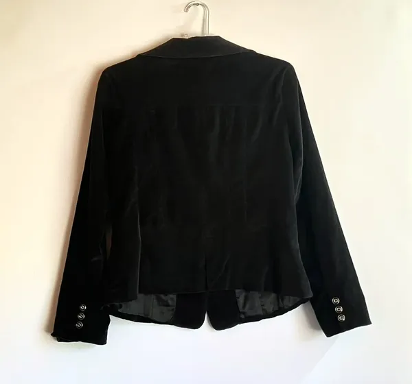 Blazer Preto de Veludo - M