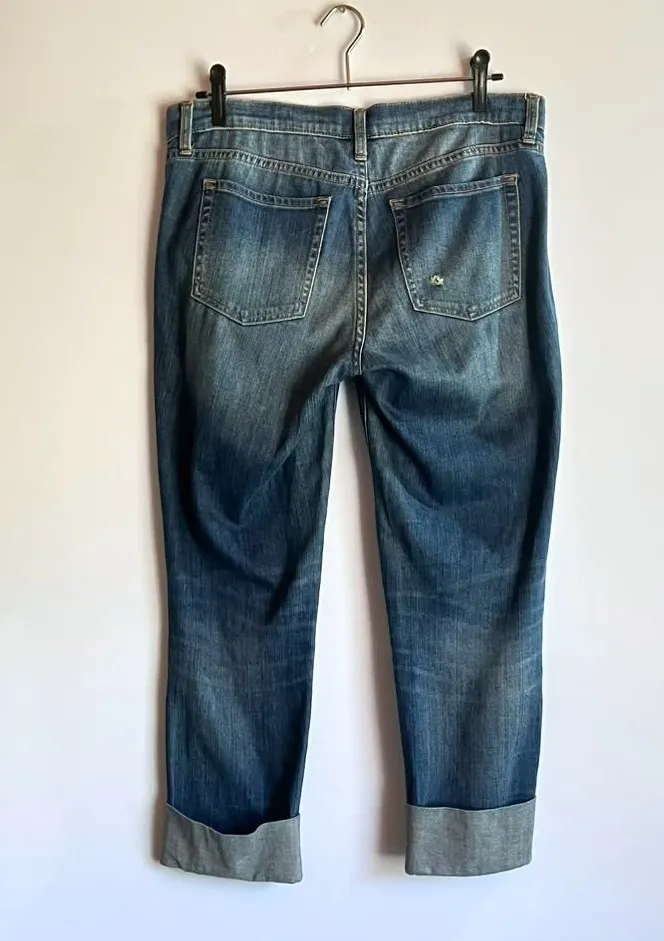 Calça Jeans Gap Feminina Straight Crop - Veste 38/40