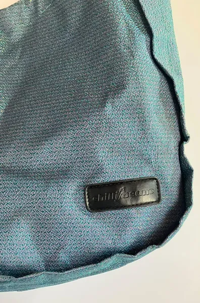 Bolsa Ombro Chilli Beans Azul Lurex Brilhante