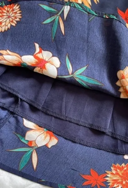 vestido rodadinho floral