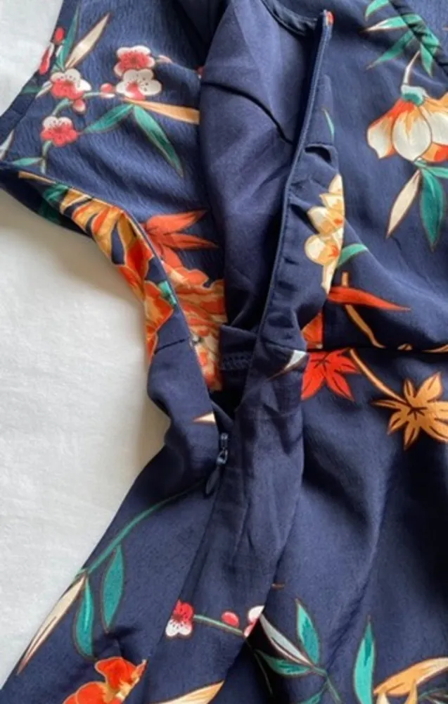 vestido rodadinho floral