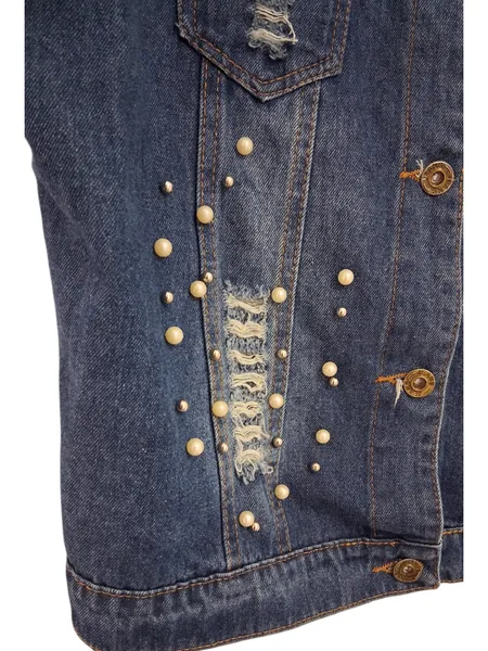 Colete Jeans Feminino
