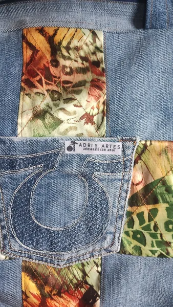bolsa jeans linda