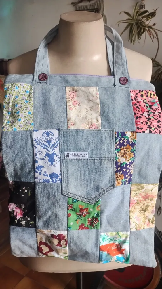 bolsa jeans chiqué