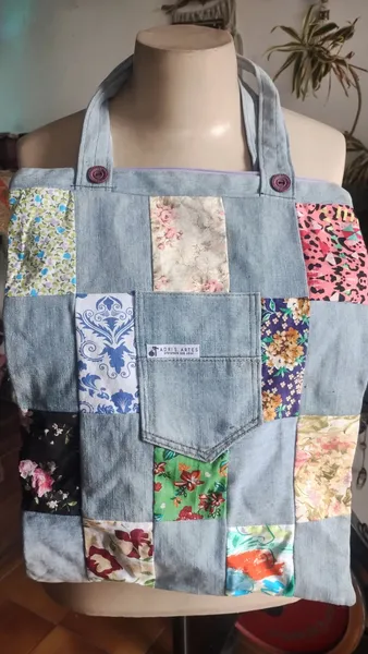 bolsa jeans chiqué