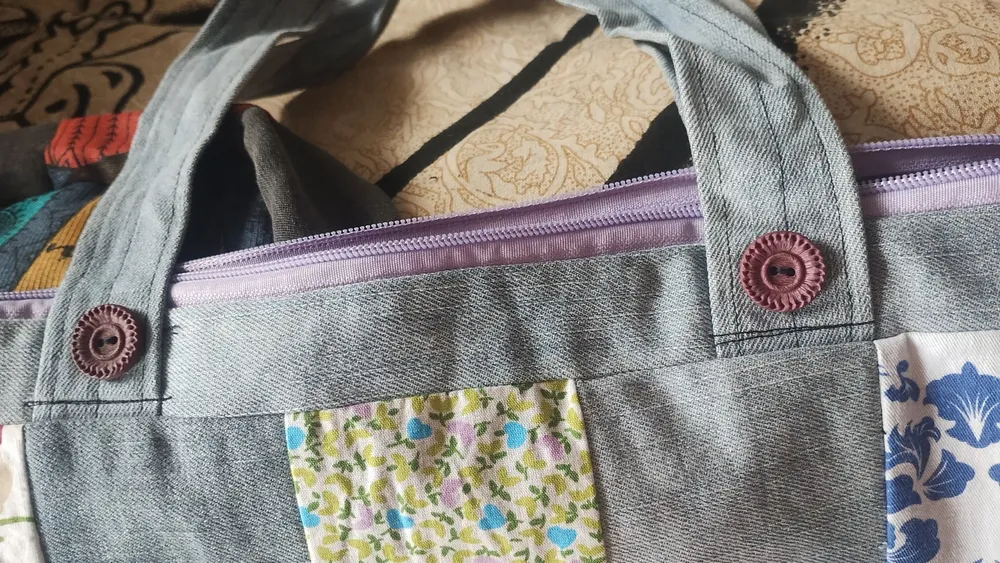 bolsa jeans chiqué