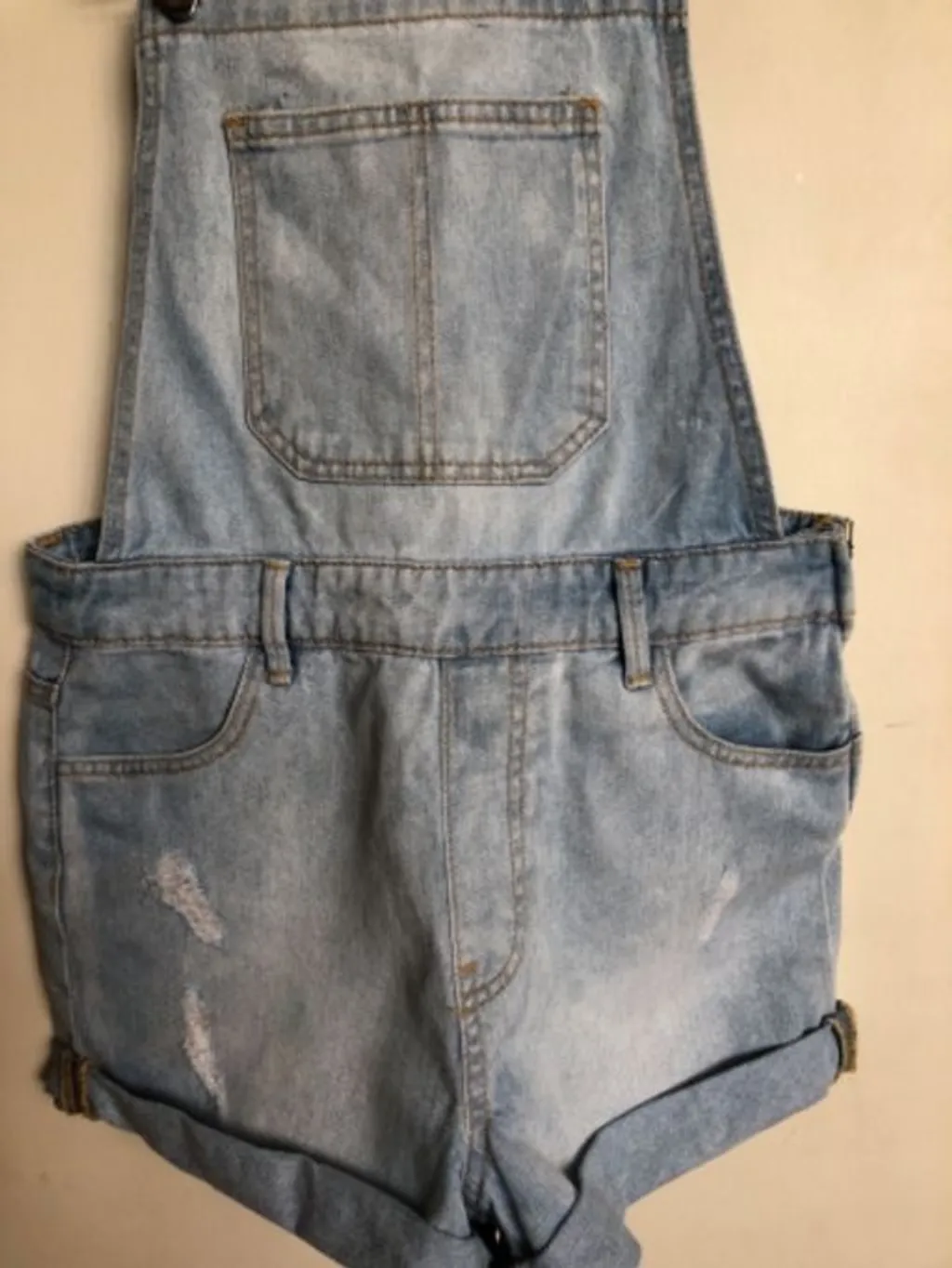 jardineira jeans Forever21