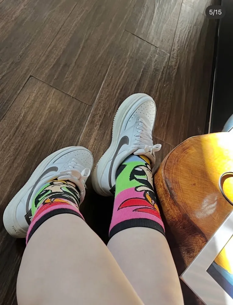 tênis nike court vision alta 37, branco com marrom