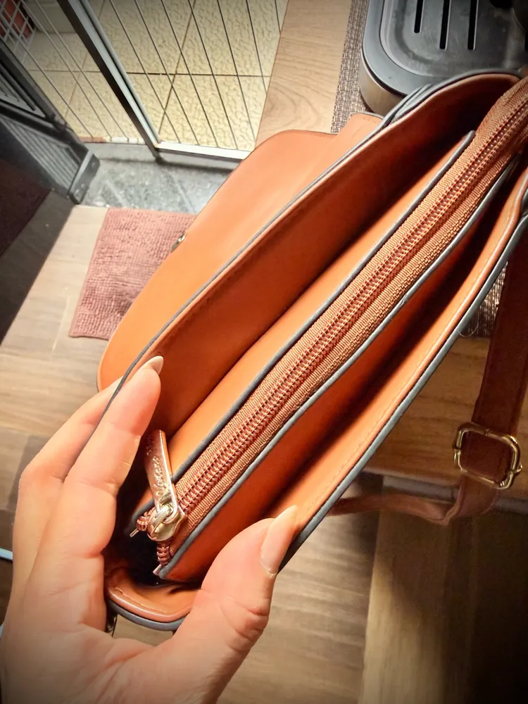 bolsa feminina tiracolo marrom