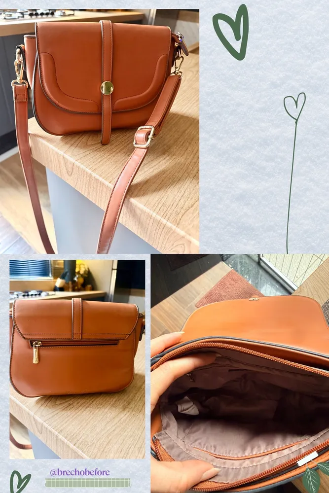 bolsa feminina tiracolo marrom