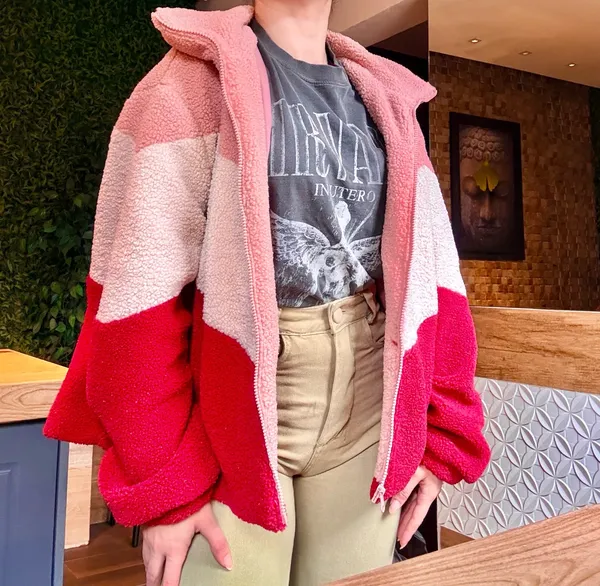 blusa fleece yessica city c&a gg