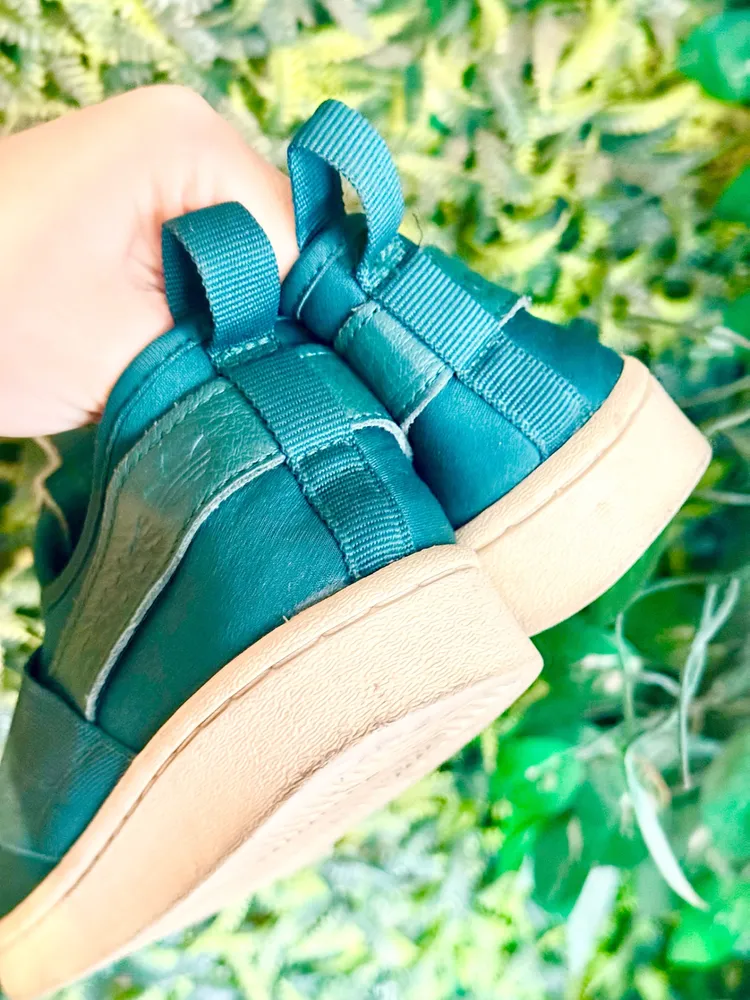 tênis adidas superstar slip on verde