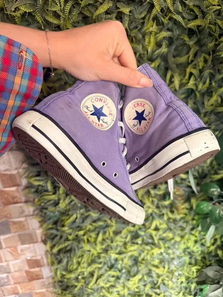 tênis converse all star cano alto lilás 36/37