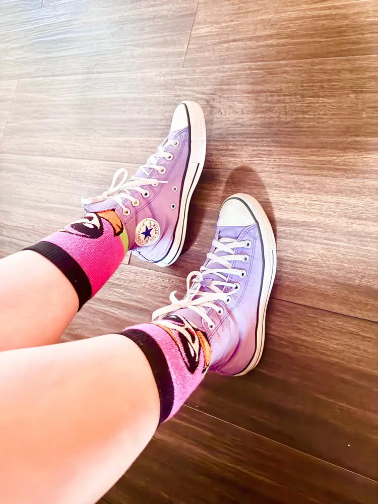 tênis converse all star cano alto lilás 36/37