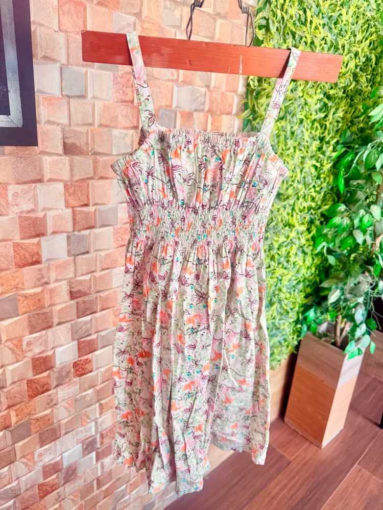 vestido infantil disney fairies tinkerbell estampado 12