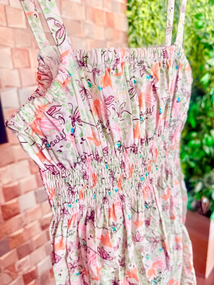 vestido infantil disney fairies tinkerbell estampado 12