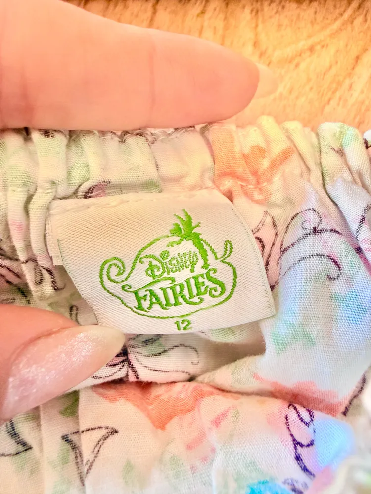 vestido infantil disney fairies tinkerbell estampado 12