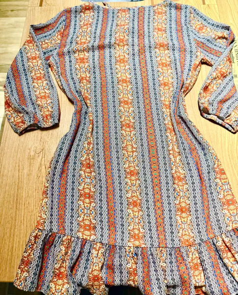 vestido limelight boho estampado m