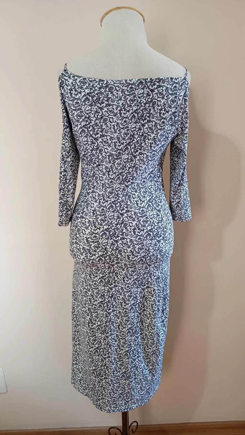 vestido midi le lis Blanc