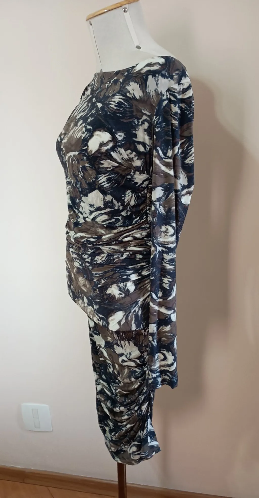 vestido midi fit