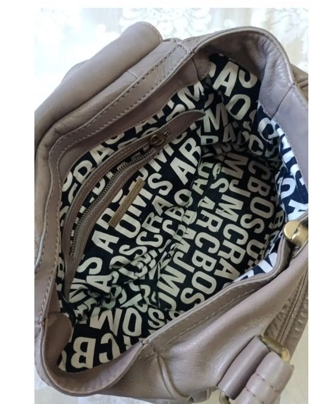 bolsa em couro Marc Jacobs