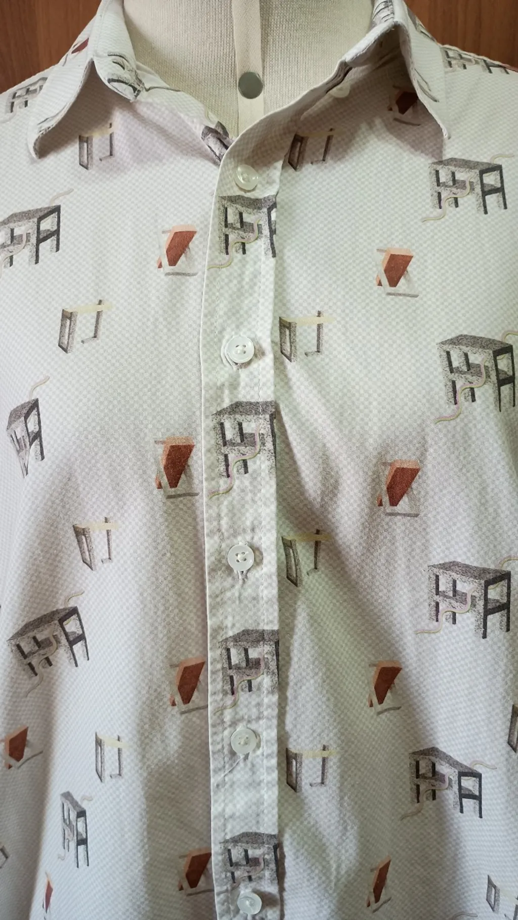 camisa manga curta de algodão