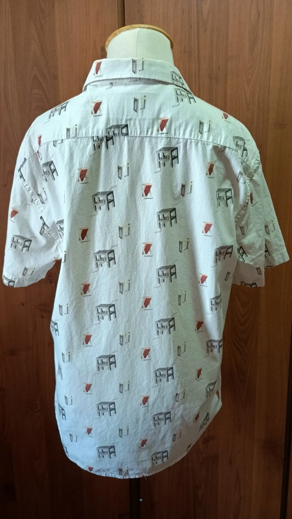 camisa manga curta de algodão