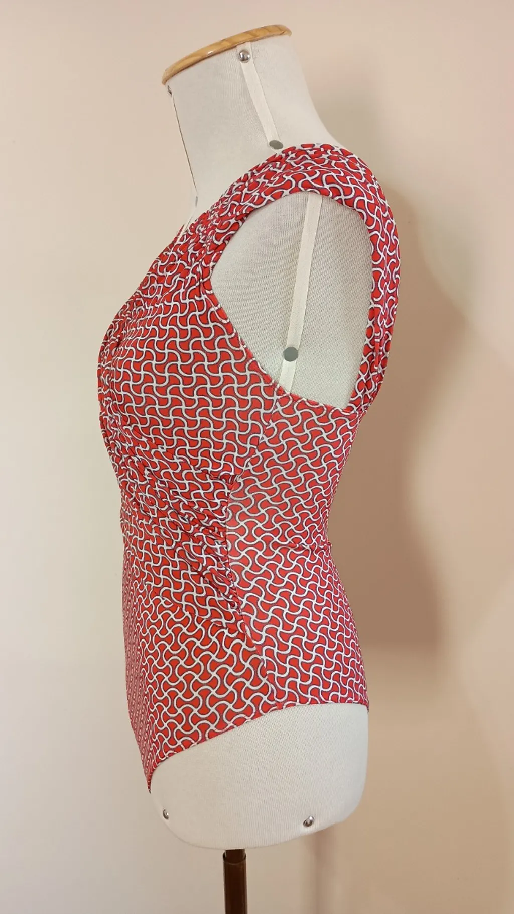 body drapeado le lis Blanc