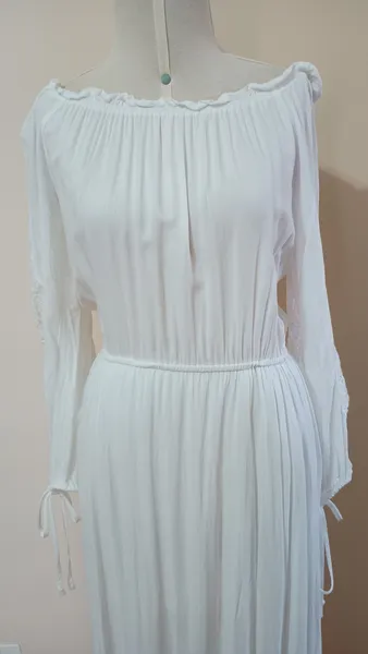 vestido longo Branco Forever 21