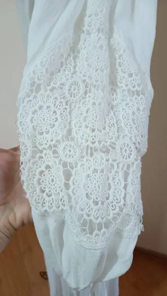 vestido longo Branco Forever 21