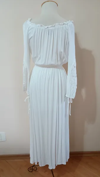 vestido longo Branco Forever 21