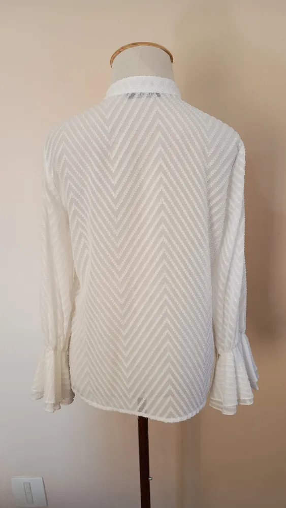 camisa branca manga longa mixed