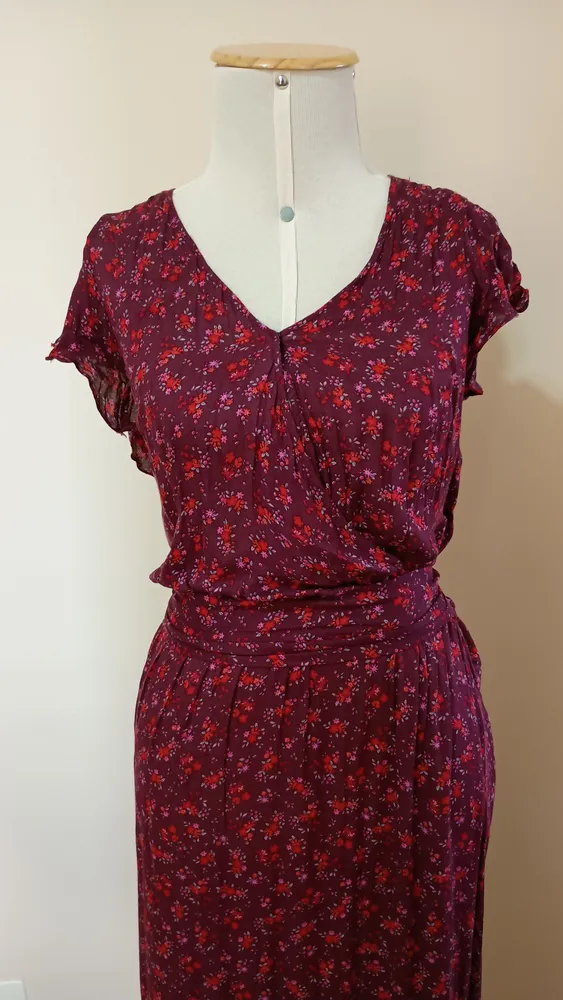 vestido longo estampado Ateen