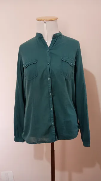 camisa zara de viscose